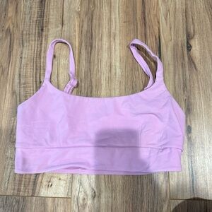 balance athletica vitality ignite sports bra pink